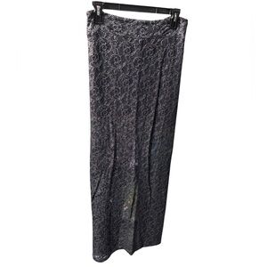 Nightcap Elegant Black Lace Maxi Skirt – Romantic & Sophisticated